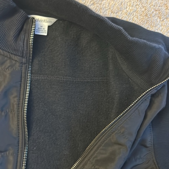 Calvin Klein Black Jacket | Men’s Size Medium | Lightweight Zip-Up Outerwear - Picture 5 of 12